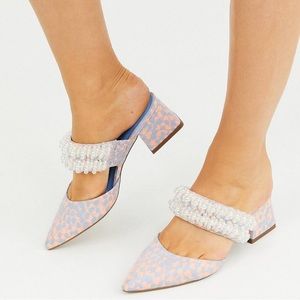 ASOS Wingback Mules